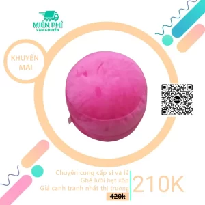 Đôn tròn gác chân decor cho căn hộ DGL011