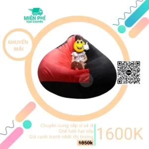 Trọn bộ Ghế lười hạt xốp hình giọt nước GLN029